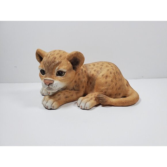 Edward Boehm Signed Autograph Lion Cub 400-93 Porcelain Figure‎ - Picture 2 of 7